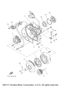 Rotor Assy 2009 FX CRUISER SHO (FX1800AHZ) 6S5-81450-01-00